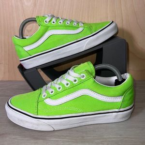 Vans Old Skool Neon Green, Women's 6.5